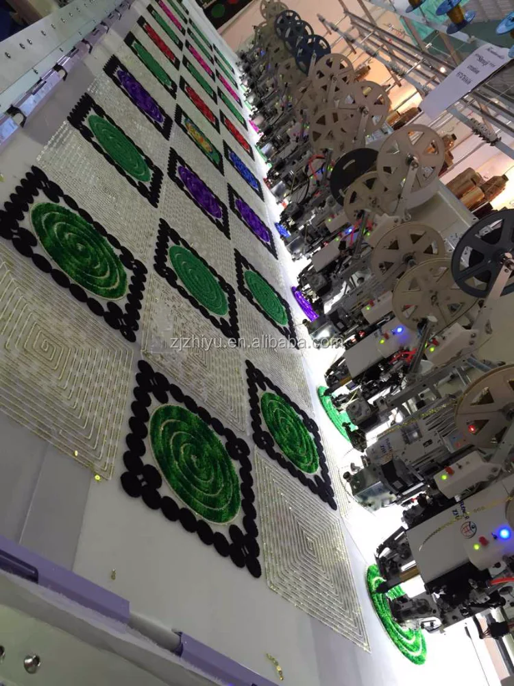 6 mixed chenille Embroidery machine