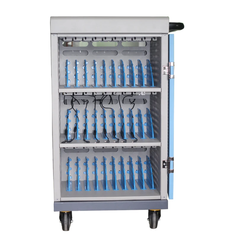 
30 Devices Sync Charging Cart; Laptop Moveable Charging Storage Cabinet; Computer Cart Laptop 