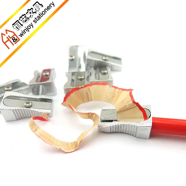 Wholesale Cheap Durable School Stationery Pencil Sharpener Single Hole Students Metal Pencil Sharpener Brands