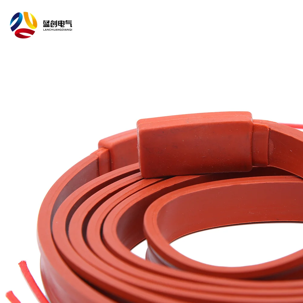 Air conditioning compressor crankcase silicone heater cook heating pad