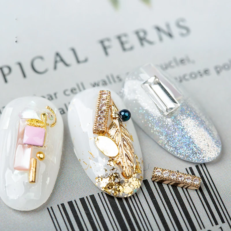 
Nail Art Decorations Super Flashing Tassel Rings Metallic Diamond Jewelry 