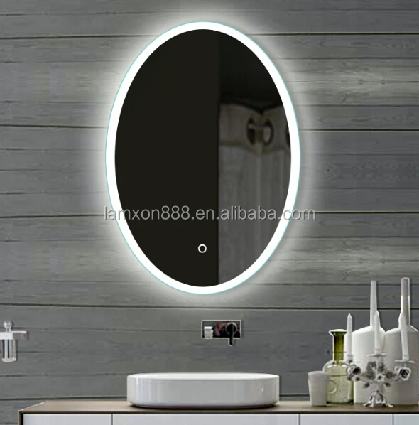 Wholesale customized bathroom mirror with lighting for Europe and America market