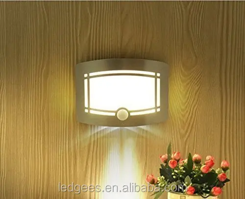 Coolqing Battery-Powered Wireless Motion-Sensing LED Stick-Anywhere Nightlight Wall Sconce
