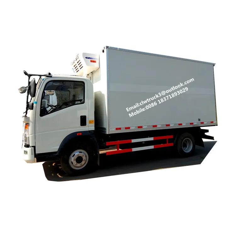 HOWO vegetable transport truck/refrigerated vehicle/refrigerated transport vehicle