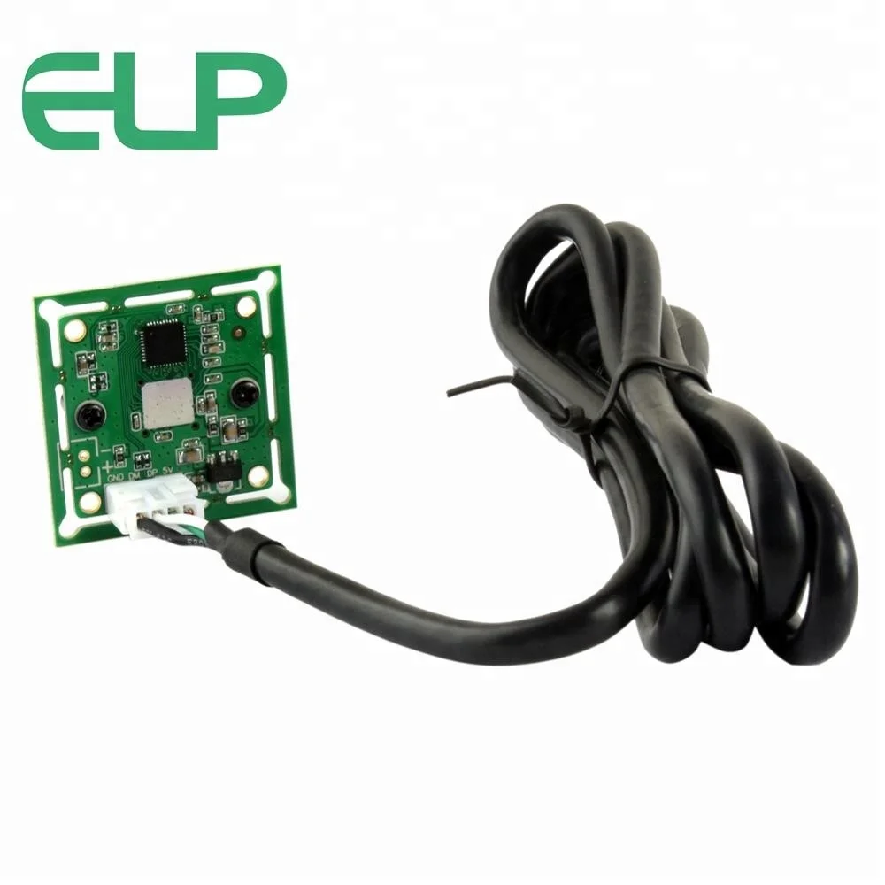 ELP 0.3MP Fisheye Camera Wide Angle 60fps 640X480 VGA Mini Industrial UVC Camera Board For Robotics Camera Free Driver