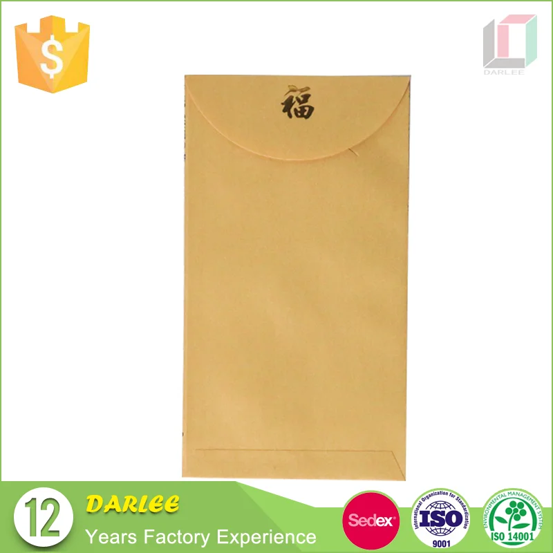 
Wholesale embossed hot stamping custom ang pow packet envelopes printing 