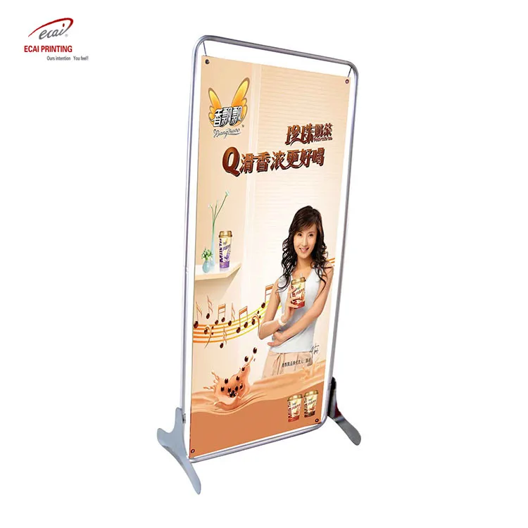 high quality hot selling door shape display racks/free standing banner stands