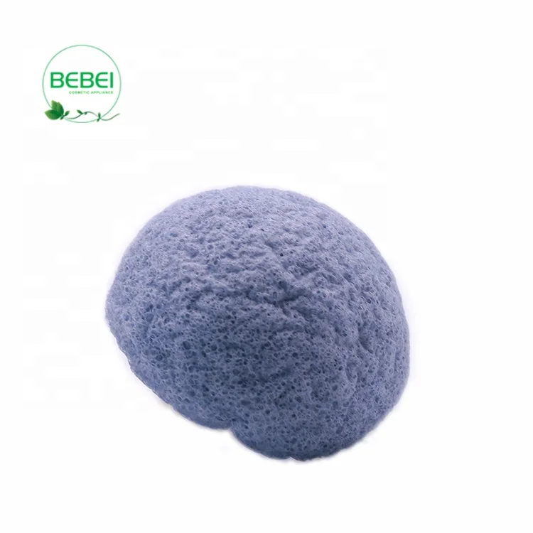 water activated konjac facial sponge with organic beauty sponge packaged