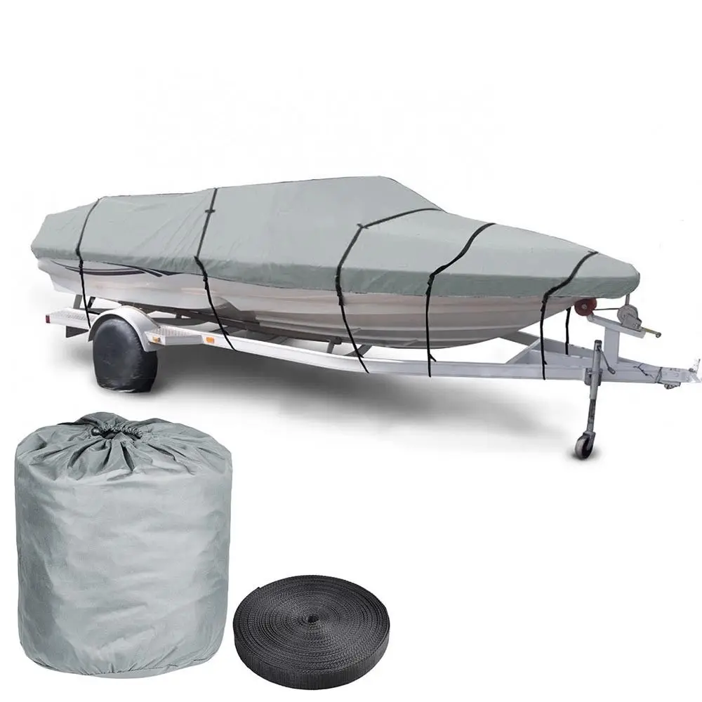 600D Oxford PU Coated Fabric Custom Fit Console Boat Cover
