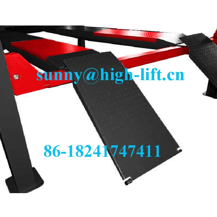 Four Post Car Parking Lift System runway length 4200mm