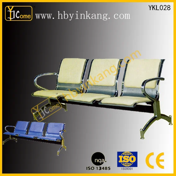 YKL033 Commercial Colorful Plastic Waiting Chairs
