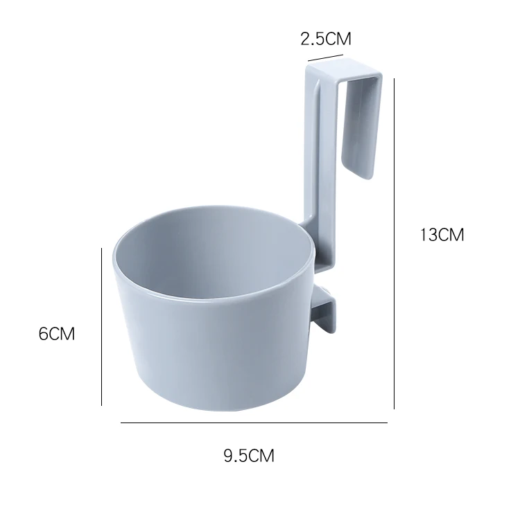 Plastic hair dryer stand/organizer