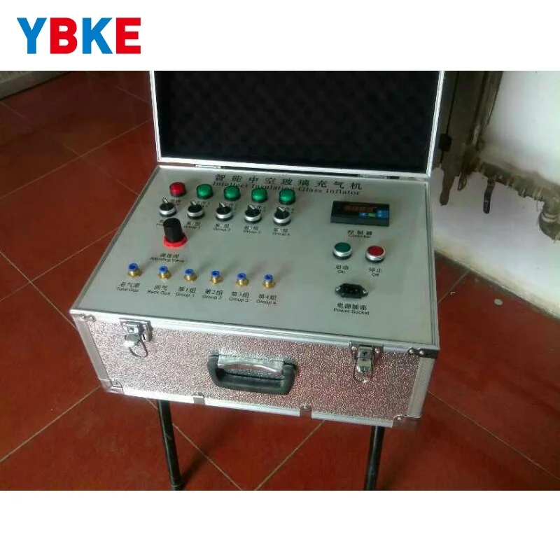 Double glazing glass portable argon gas filling machine for insulating