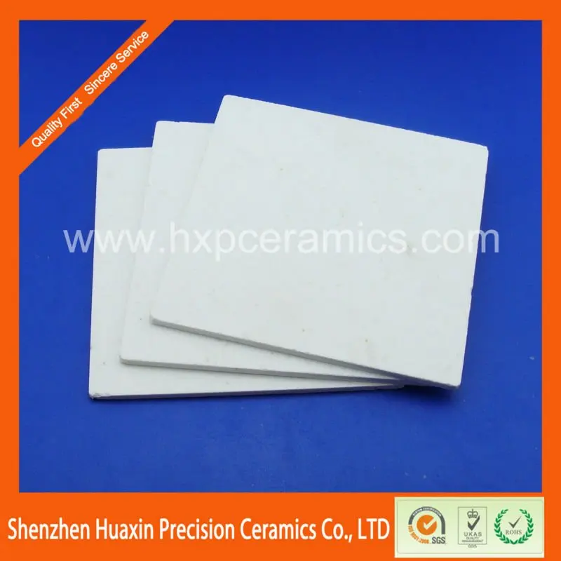 устойчивость к коррозии 99.5% al2o3 высокую глинозема керамические пластины