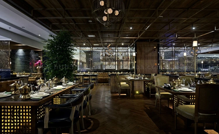 Китайский Роскошный старинный Ресторан мебель