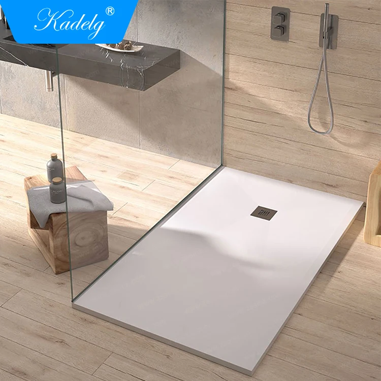 Stone Resin Solid Surface Shower Tray Shower Base Piatto Doccia