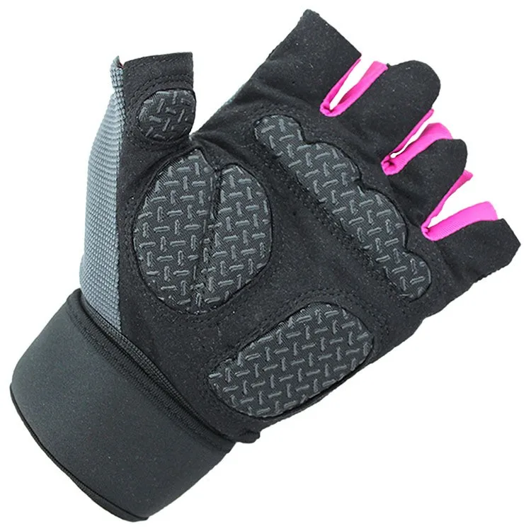 Cheap Price Training Workout Exercise Gym Weightlifting Fingerless Gloves With Wrist