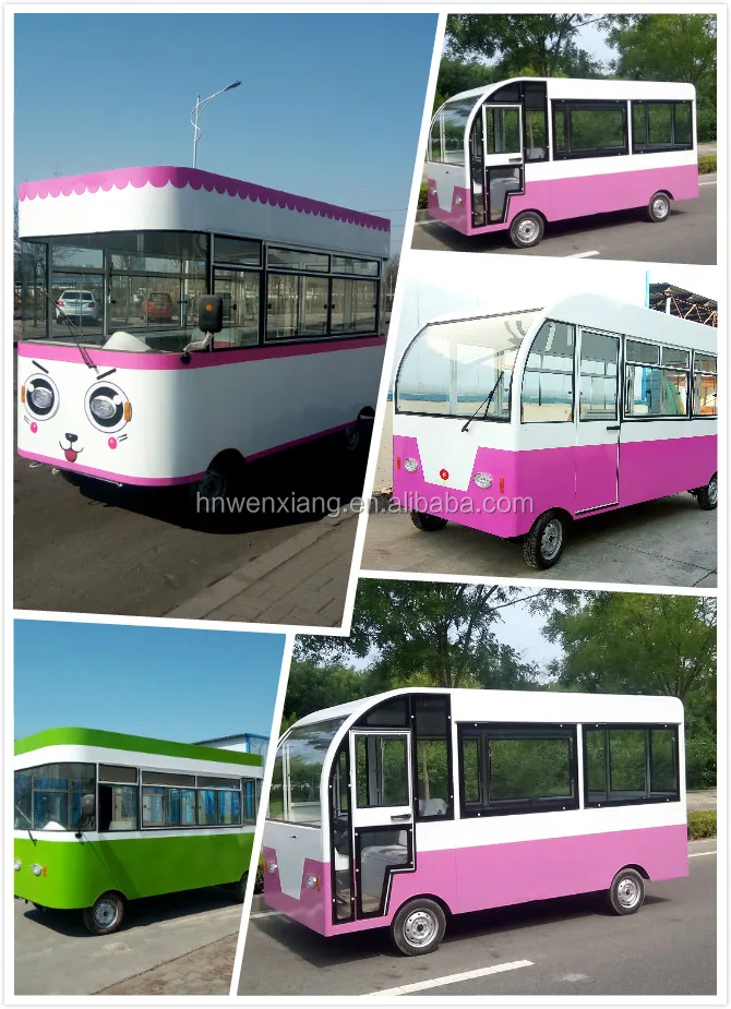 Alibaba new style hot dog fast food trailer , ice cream cart, electric mobile food trucks