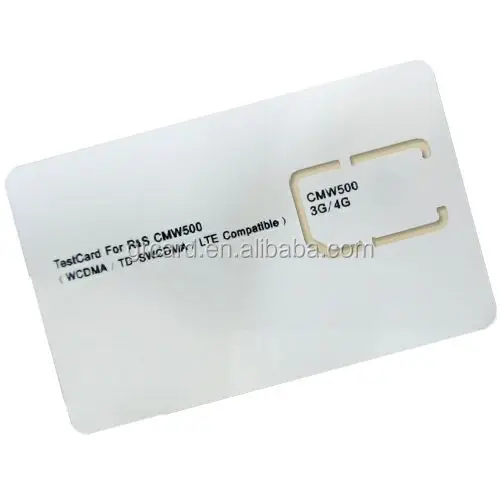 
3G 4G Test Sim Card for CMW500 WCDMA / TD-SWCDMA / LTE Compatible 