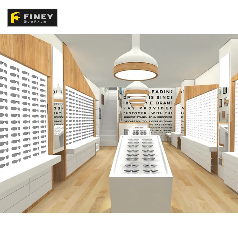 Роскошные очки оптический выставочный зал демонстрационный дизайн