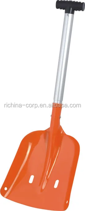 Portable Camping Sport Utility Aluminum Car Snow Shovel with Telescopic Handle