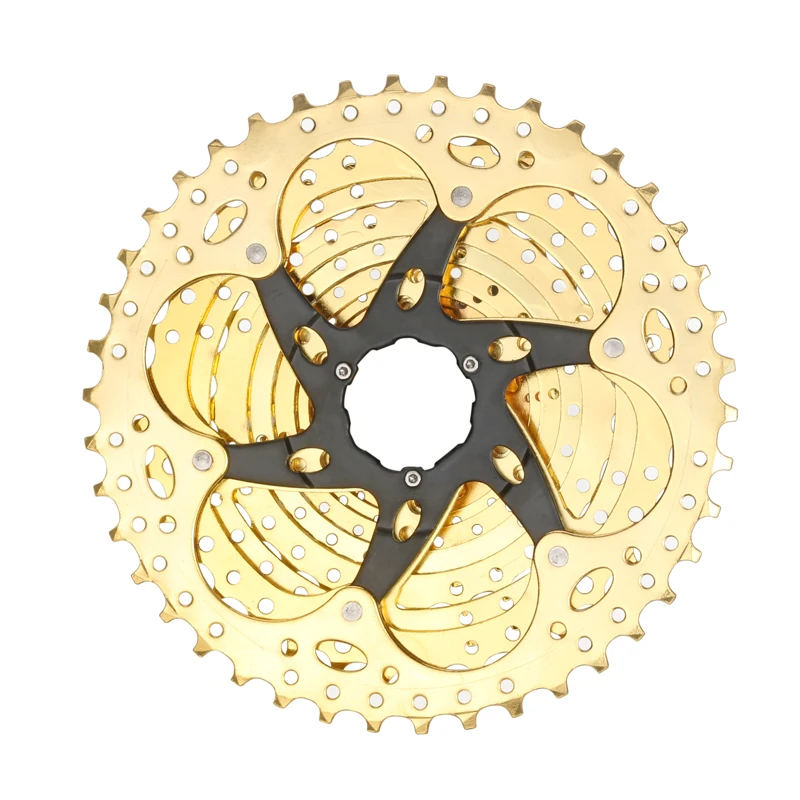MTB 11Speed Bike Gold Cassette11S 11-42T Ultralight Golden Freewheel Mountain Bicycle Parts For XX1 XT M8000 SLX M7000