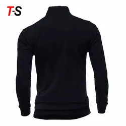 Mens Full Zip Long Sleeve Thermal Outdoor Sport Camping Hiking Fleece Jacket