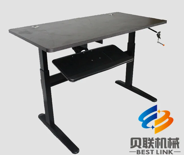 Good health home low noise ergonomic office furniture dual motor height adjustable desk