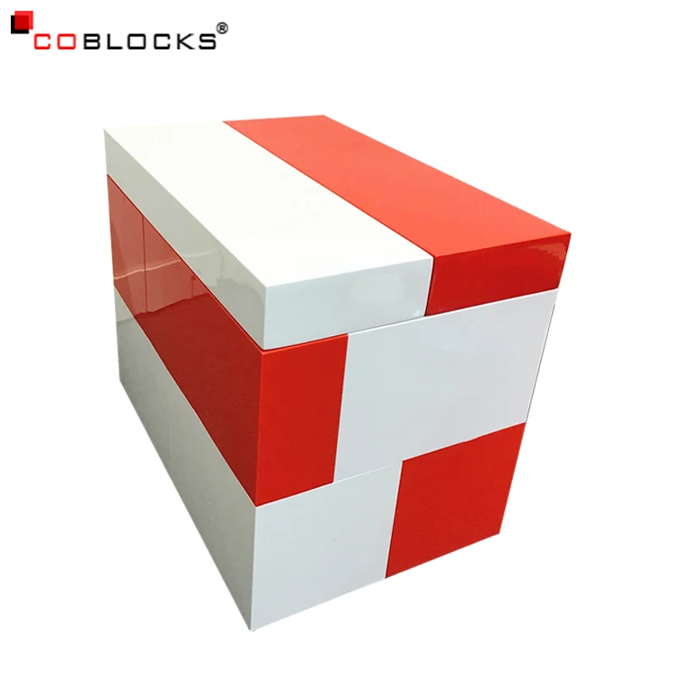 DIY Furniture Compatible Parts Large Plastic Mould Block plastic building blocks for adult