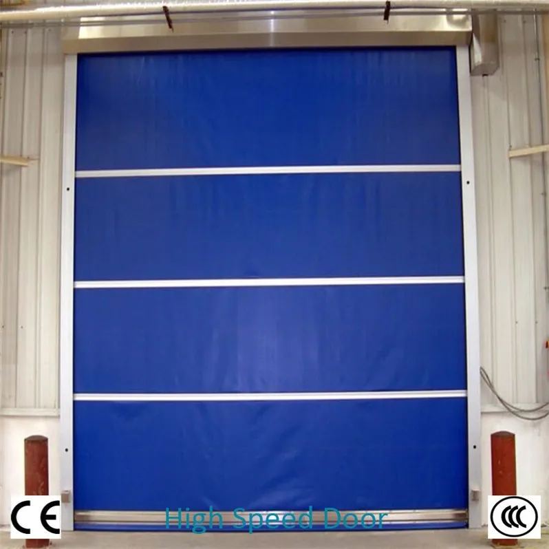 Складская ПВХ быстро вращающаяся дверь/быстрая вращающаяся дверь/коробка управления высокоскоростная дверь Китай