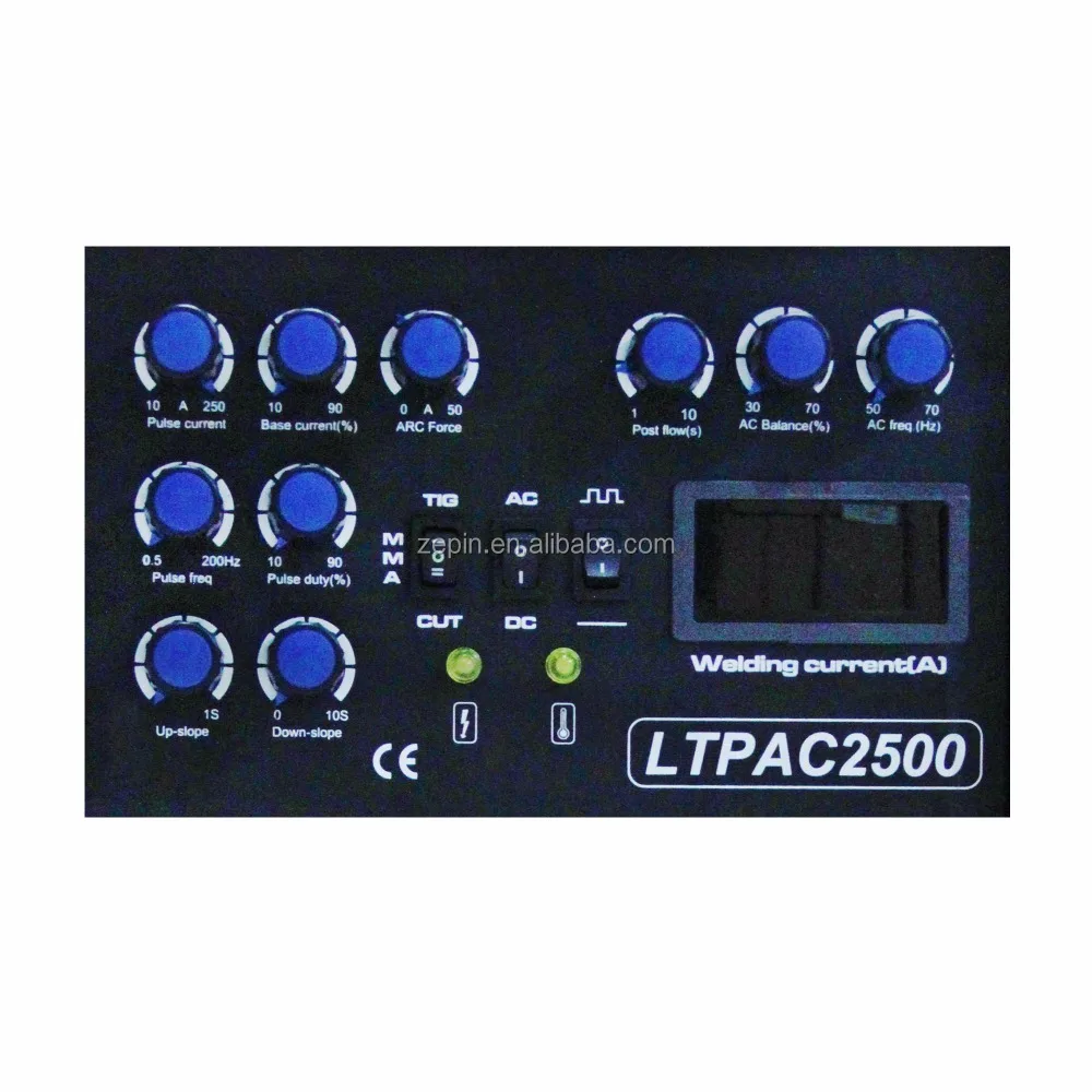 
Lotos 5in1 LTPAC2500 250A tig AC/DC aluminum welder with 60A plasma cutter 
