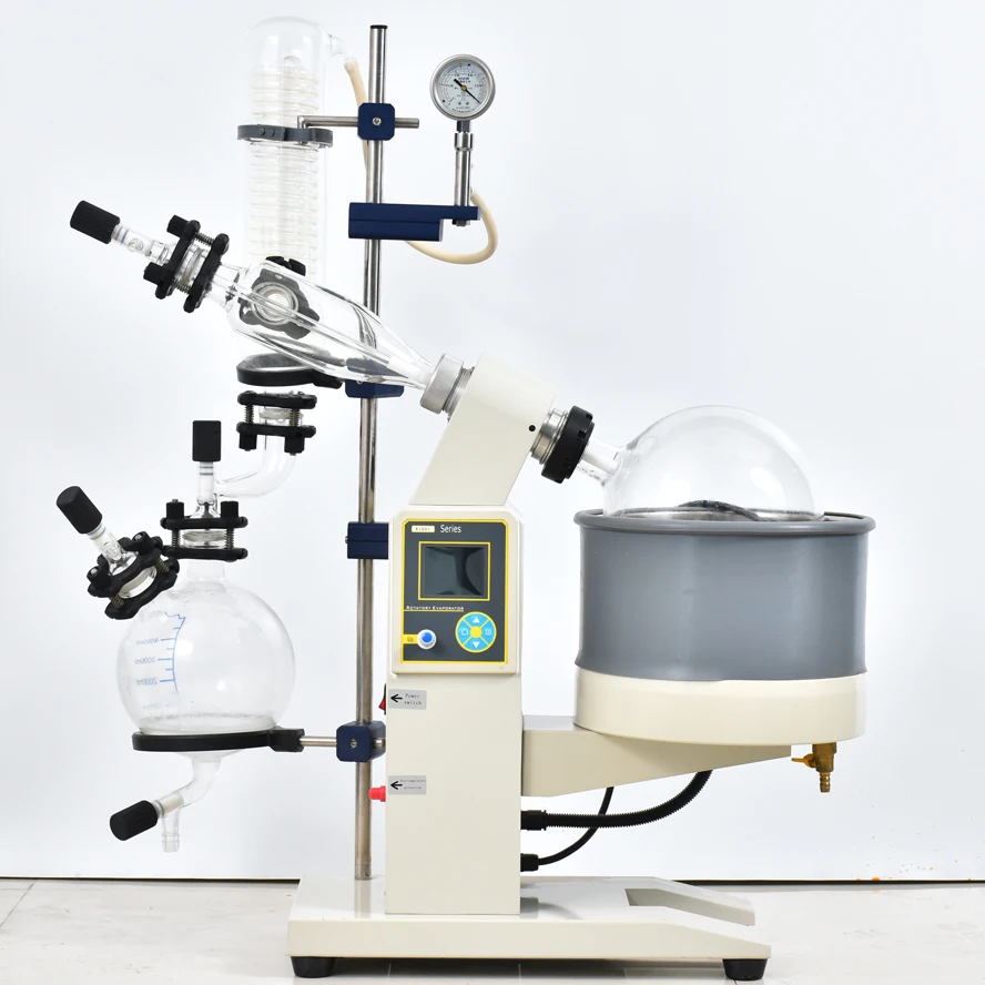 2 Liter 5 Liter Rotovap RE-201 Distillation Rotary Evaporator 110V Rotovap 5000ml 5l Rotary Vacuum Evaporator with Water Bath