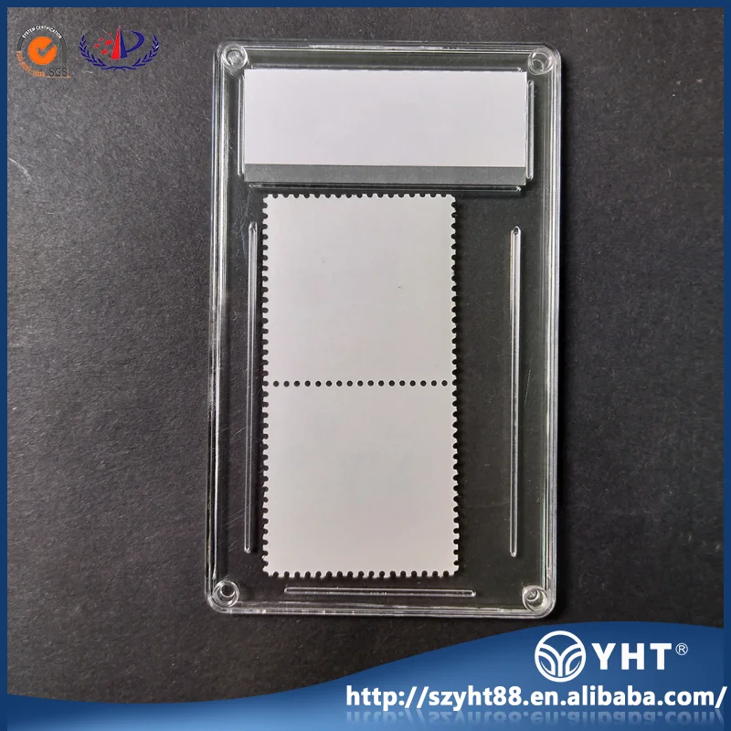 Professional manufacturer new designed transparent acrylic Stamp Display holder