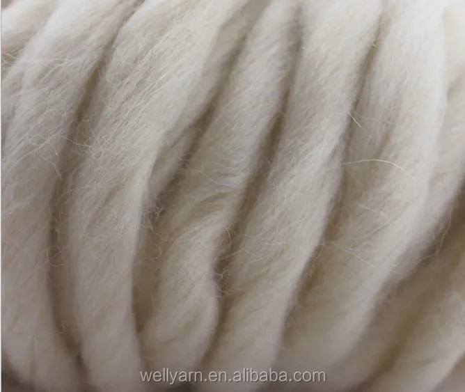 Factory directly provide wool roving possum yarn used for handing carpet lower price