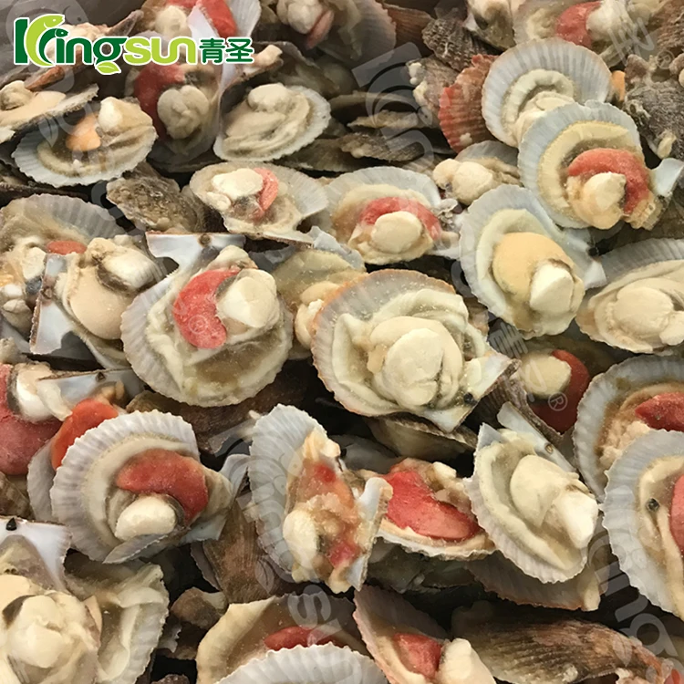 Новое поступление замороженных морских гребешков 10-12 см