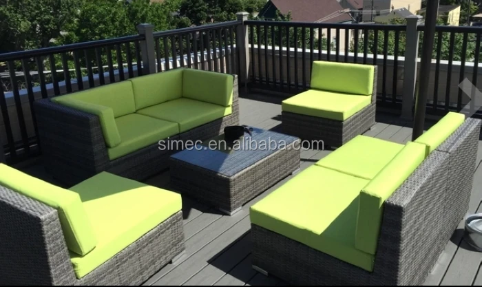 
modern style polyrattan sofa set lounge with high quality 
