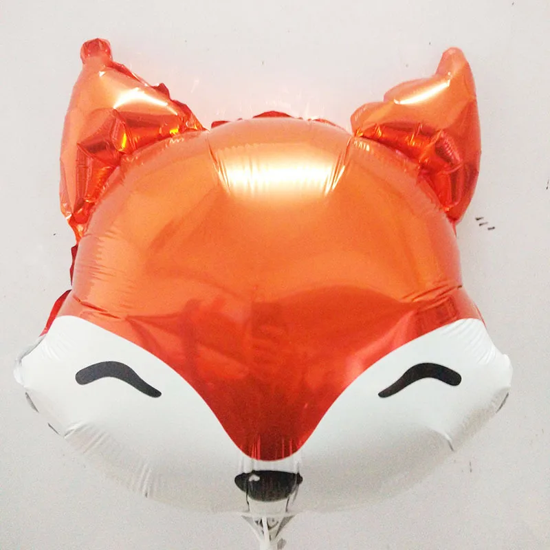 
Animal Theme Squirrel Fox Foil Latex Balloon Banner Set for Baby Shower Kids Wild Birthday Party Decoration Supplies Combo Kit 
