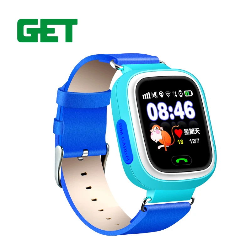 Горячие продать ребенка Smart Live позиция Дети SOS Panice кнопку 4 г GPS часы Q90