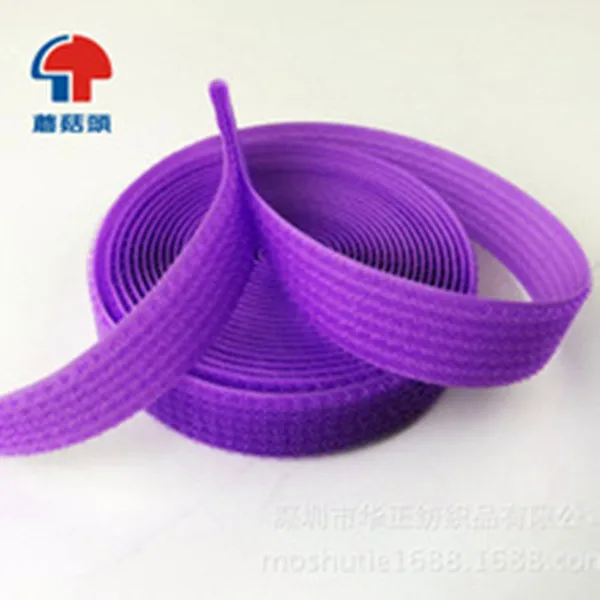 Self Adhesive Tape Roll Footwear Hook & Loop Sew on Shoe Fasteners Zippers 16mm