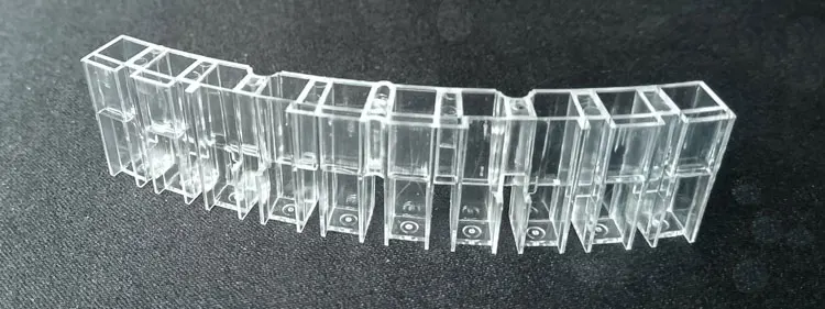 ISO9001 Certificate ps plastic material 10 holes test cup cuvette Mindary Analyzer BS 200 plastic  Disposable cuvette