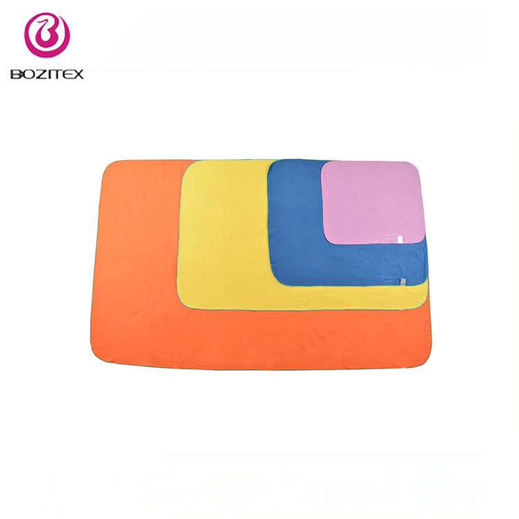 Custom quick dry suede microfiber travel sports towel