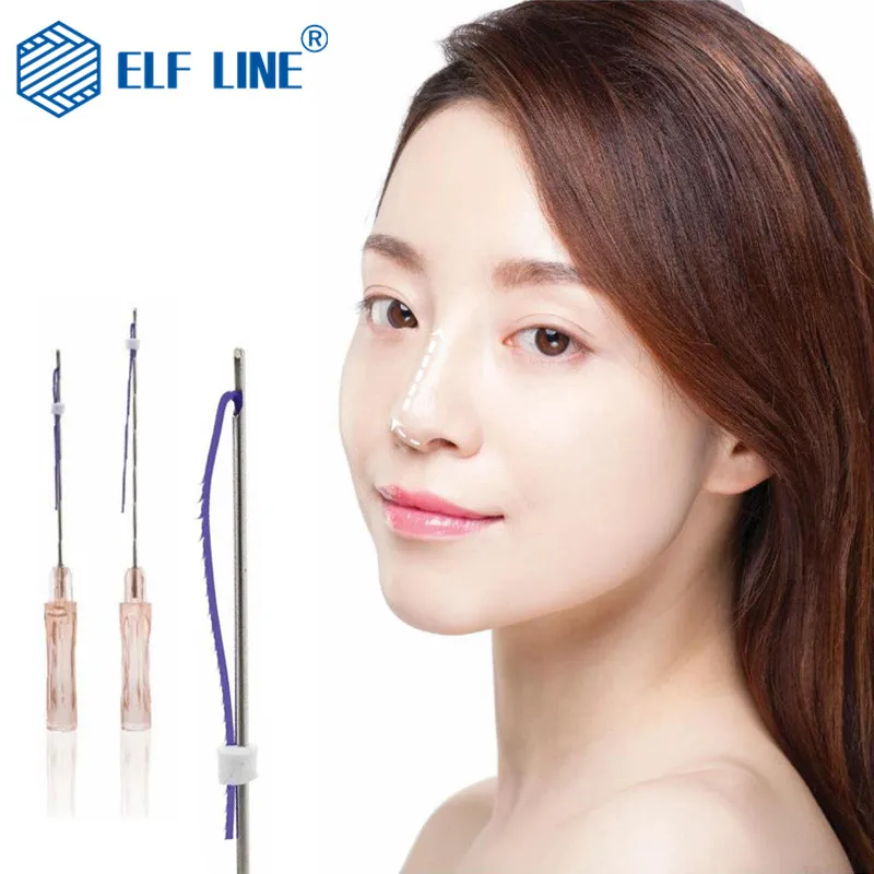 
Korea ELF LINE pdo thread lifting cog mono nose mesh multi screw thread 