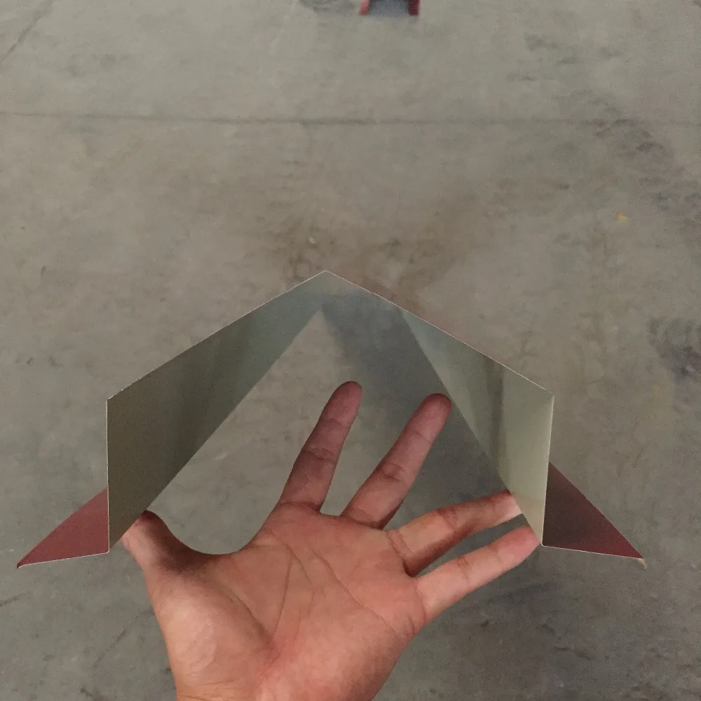 zinc steel ridge cap/galvanized roof ridge