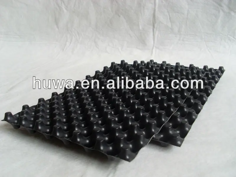 new lightweight building construction materials green roof plastic drainage board strip sheet