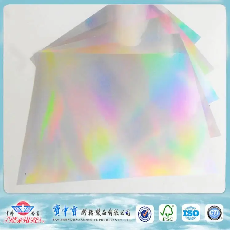 PET printing dot matrix hologram