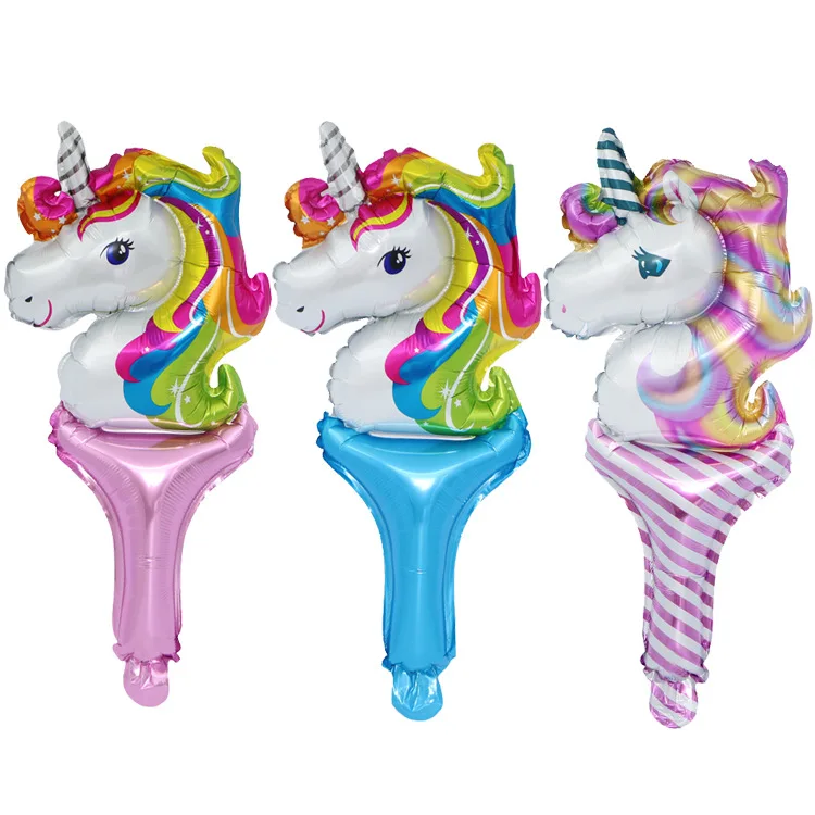 
Wholesale Rainbow Unicorn Large Foil Animal Balloon for Children Birthday Party Decoration 