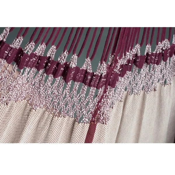 Nicaragua Rocking Wide Canvas Hammock Crochet Macrame Swing