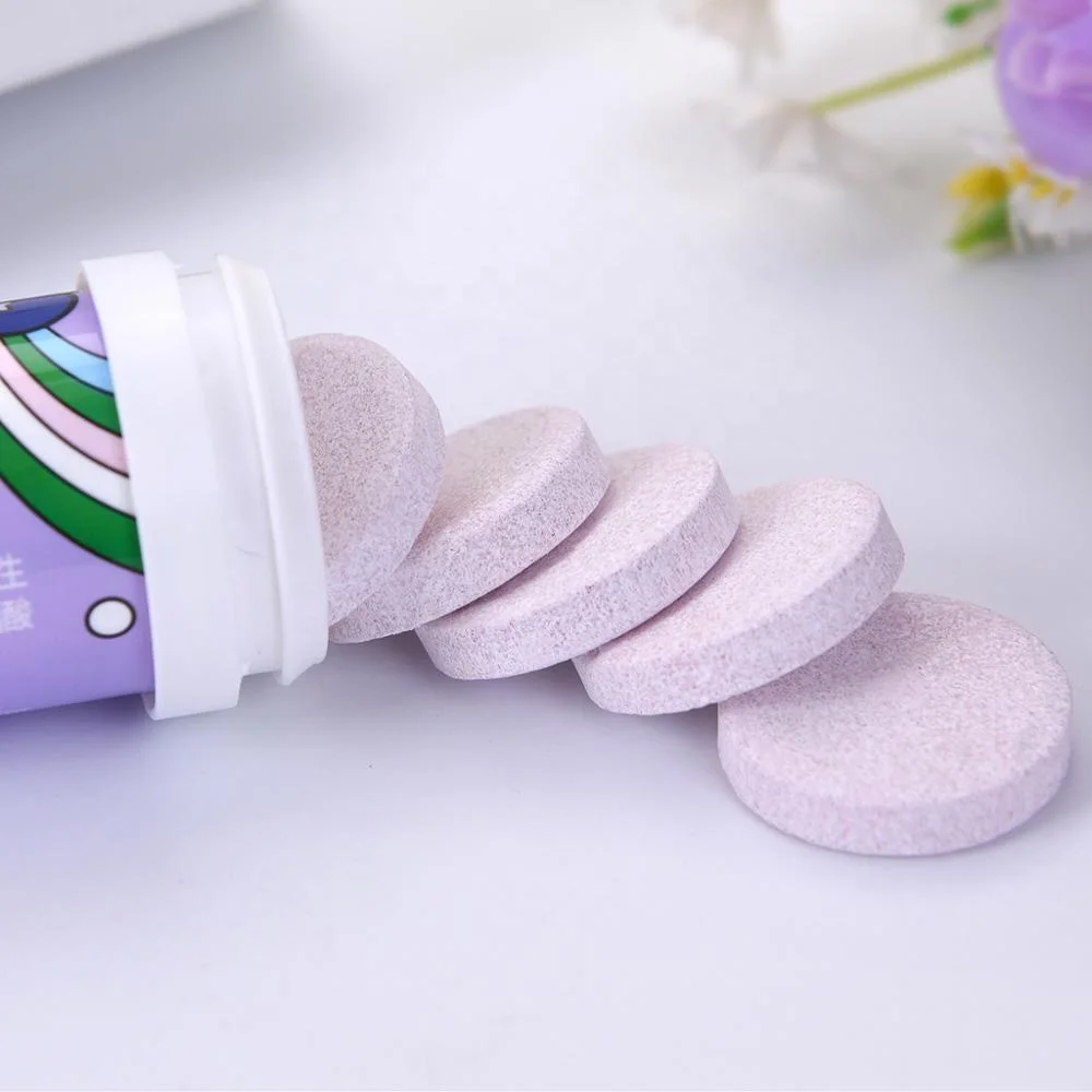 Natural herbal supplements effervescent tablet for skin whitening