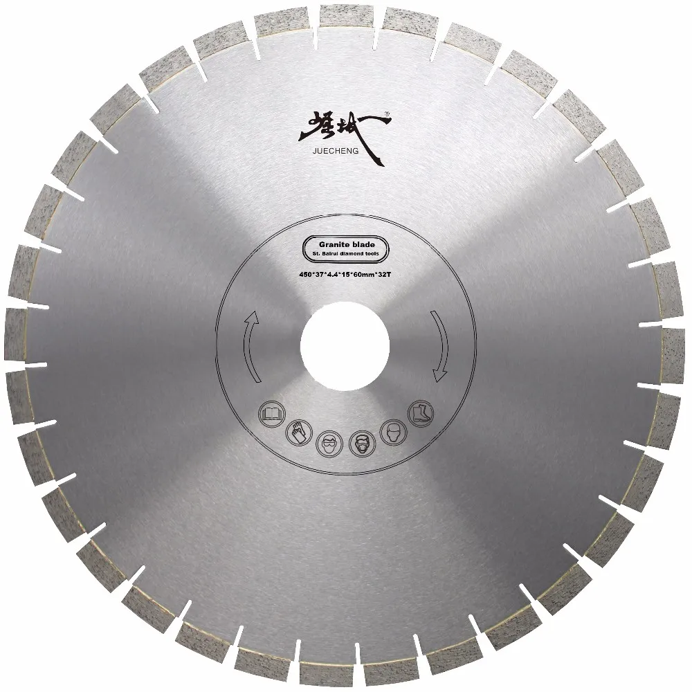 250-800mm silent core granite diamond circular saw blade cutting disc for bridge cutting machine