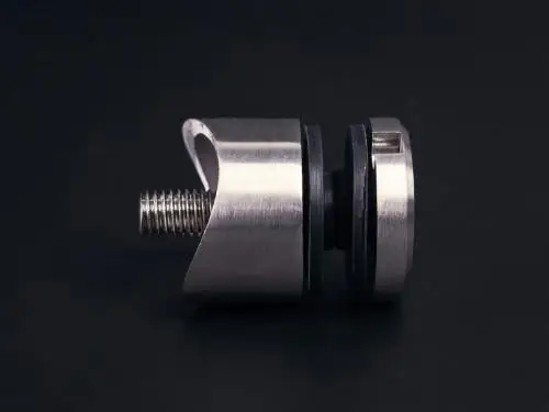 stainless steel stain standoff finish long screw glass handrail holder clamp stainless Steel Glass Handrail standoff